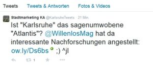Willenlos: Twitter-Artikel