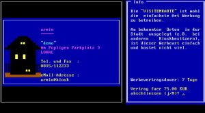 Die Visitenkarte